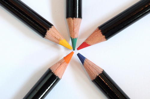 Five Pencils by sparetomato (Flickr)