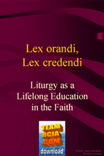 RCIA image: Lex Orandi Lex Credendi: Liturgy as Lifelong Formation - A How-To for Mystagogy, by Diana Macalintal