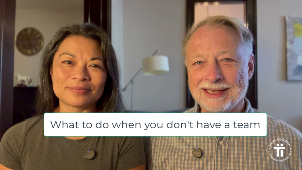 What to do when you don’t have a team